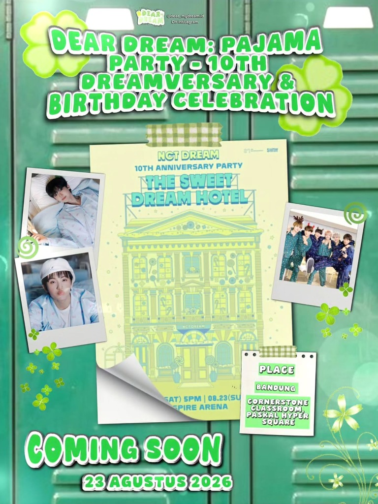 Poster Resmi Dear Dream: Pajama Party 10th Dreamversary