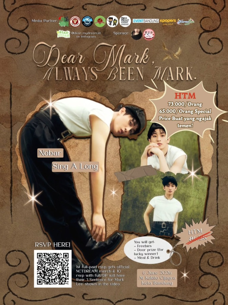 Poster Resmi Dear Mark: Always Been Mark